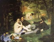 Edouard Manet, Having lunch on the grassplot